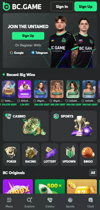 BC.Game No KYC Casinos in Canada 2026
